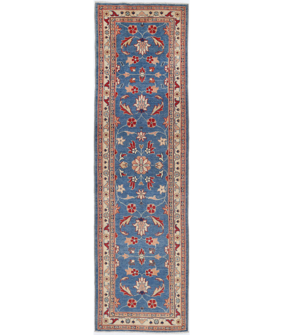 Ziegler 2'7'' X 9'8'' Hand-Knotted Wool Rug 2'7'' x 9'8'' (78 X 290) / Blue / N/A