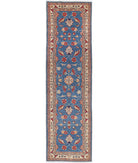 Ziegler 2'7'' X 9'8'' Hand-Knotted Wool Rug 2'7'' x 9'8'' (78 X 290) / Blue / N/A