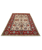 Ziegler 5'7'' X 7'11'' Hand-Knotted Wool Rug 5'7'' x 7'11'' (168 X 238) / Ivory / N/A