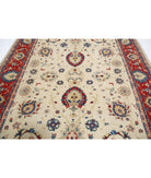 Ziegler 8'0'' X 10'2'' Hand-Knotted Wool Rug 8'0'' x 10'2'' (240 X 305) / Ivory / Red