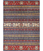 Ziegler 6'7'' X 9'2'' Hand-Knotted Wool Rug 6'7'' x 9'2'' (198 X 275) / Blue / Multi