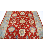 Ziegler 6'0'' X 8'10'' Hand-Knotted Wool Rug 6'0'' x 8'10'' (180 X 265) / Red / Blue