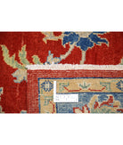 Ziegler 6'0'' X 8'10'' Hand-Knotted Wool Rug 6'0'' x 8'10'' (180 X 265) / Red / Blue