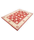 Ziegler 5'1'' X 7'0'' Hand-Knotted Wool Rug 5'1'' x 7'0'' (153 X 210) / Red / N/A