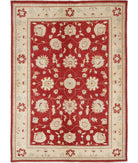 Ziegler 5'1'' X 7'0'' Hand-Knotted Wool Rug 5'1'' x 7'0'' (153 X 210) / Red / N/A