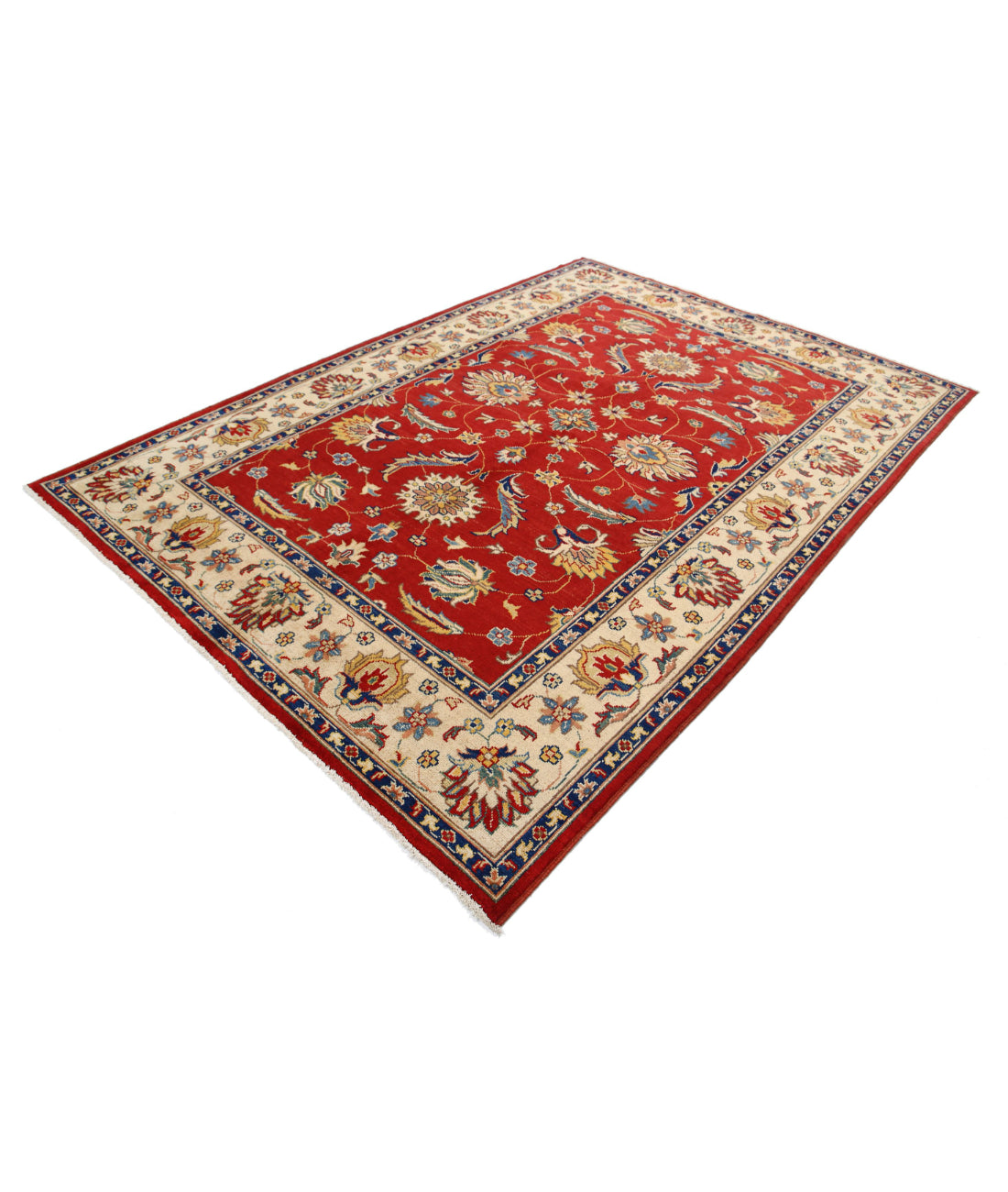 Ziegler 6'6'' X 9'2'' Hand-Knotted Wool Rug 6'6'' x 9'2'' (195 X 275) / Rust / N/A