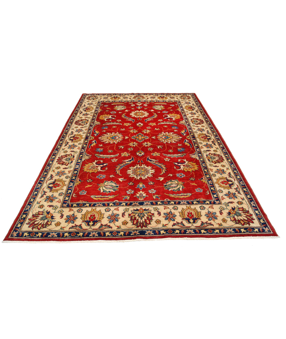 Ziegler 6'6'' X 9'2'' Hand-Knotted Wool Rug 6'6'' x 9'2'' (195 X 275) / Rust / N/A