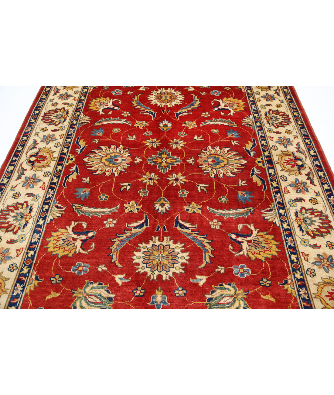 Ziegler 6'6'' X 9'2'' Hand-Knotted Wool Rug 6'6'' x 9'2'' (195 X 275) / Rust / N/A