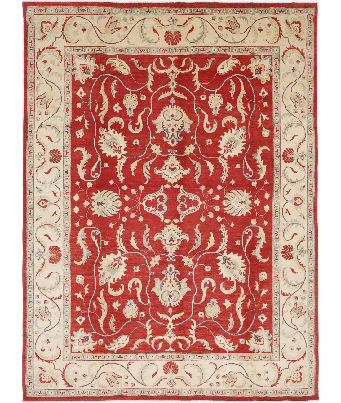 Ziegler 8'10'' X 12'2'' Hand-Knotted Wool Rug 8'10'' x 12'2'' (265 X 365) / Rust / N/A