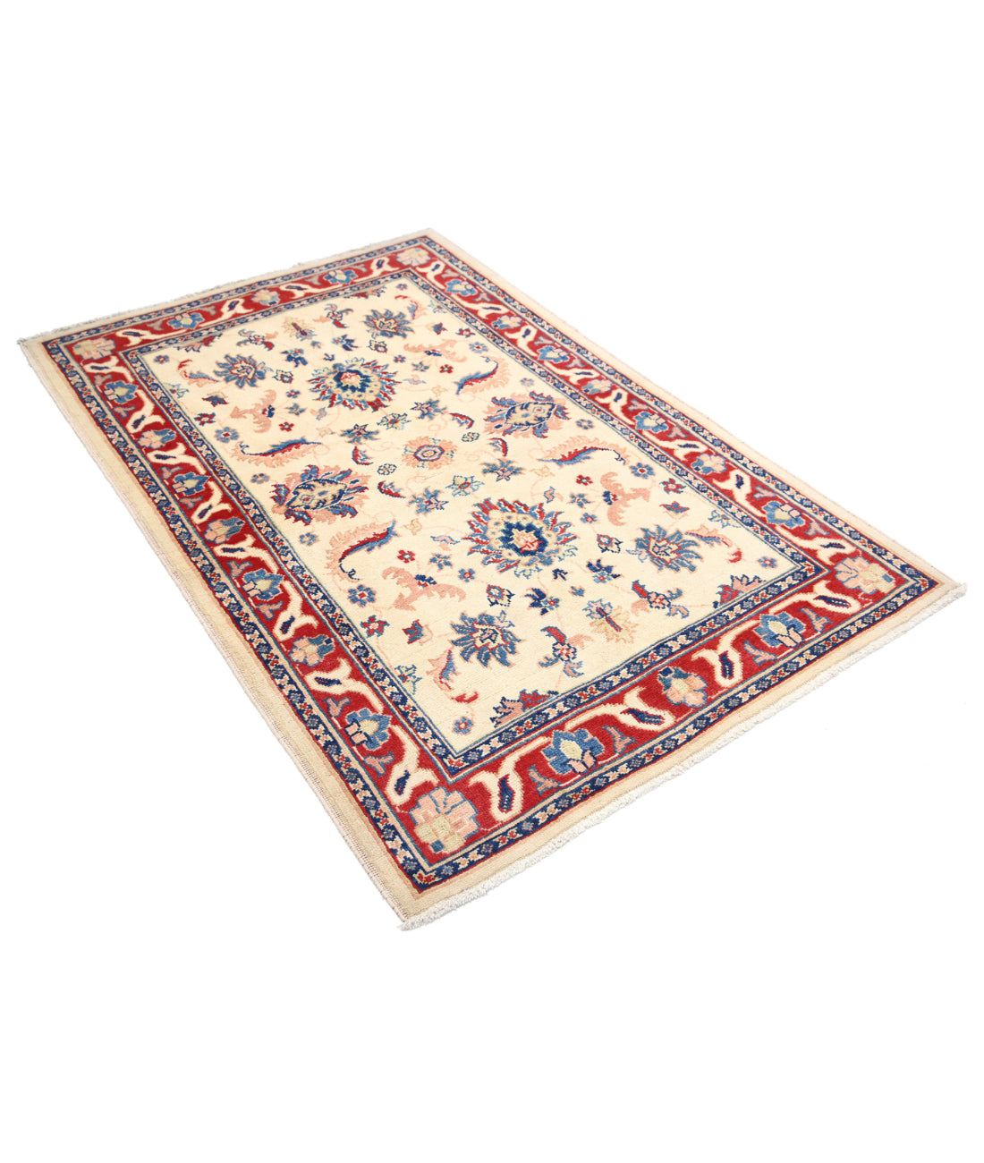 Ziegler 3'11'' X 5'11'' Hand-Knotted Wool Rug 3'11'' x 5'11'' (118 X 178) / Ivory / N/A