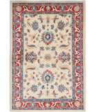 Ziegler 3'11'' X 5'11'' Hand-Knotted Wool Rug 3'11'' x 5'11'' (118 X 178) / Ivory / N/A