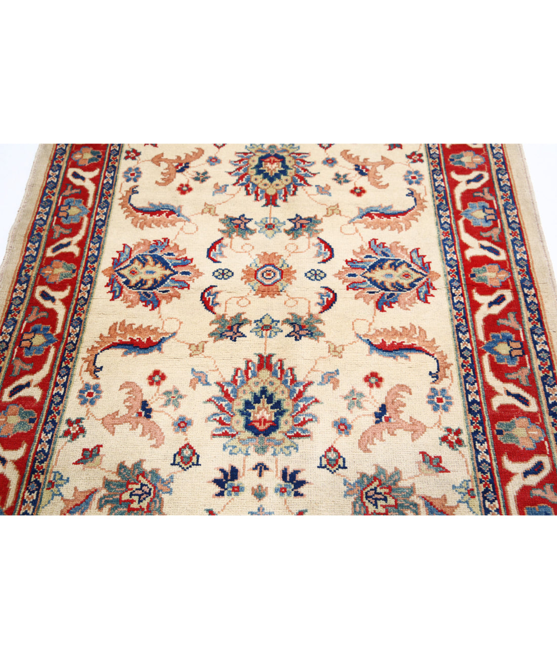 Ziegler 4'9'' X 5'9'' Hand-Knotted Wool Rug 4'9'' x 5'9'' (143 X 173) / Ivory / N/A