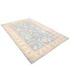 Ziegler 5'11'' X 8'10'' Hand-Knotted Wool Rug 5'11'' x 8'10'' (178 X 265) / Blue / Ivory