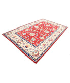 Ziegler 6'6'' X 10'1'' Hand-Knotted Wool Rug 6'6'' x 10'1'' (195 X 303) / Red / N/A