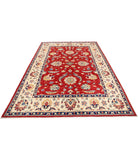 Ziegler 6'6'' X 10'1'' Hand-Knotted Wool Rug 6'6'' x 10'1'' (195 X 303) / Red / N/A