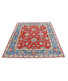 Ziegler 5'1'' X 6'5'' Hand-Knotted Wool Rug 5'1'' x 6'5'' (153 X 193) / Red / N/A