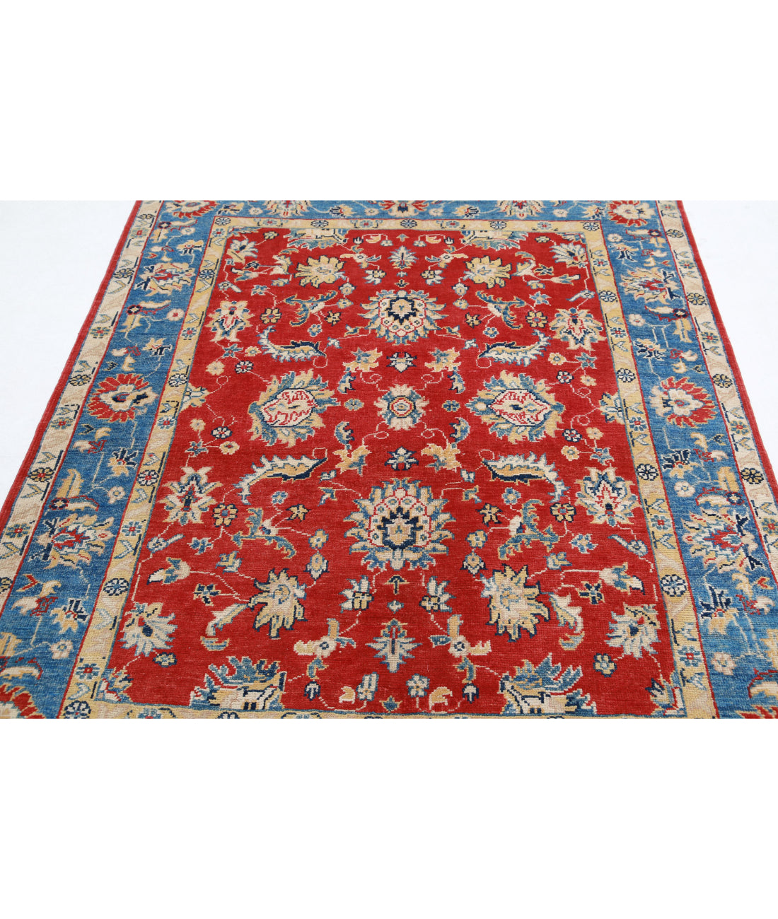 Ziegler 5'1'' X 6'5'' Hand-Knotted Wool Rug 5'1'' x 6'5'' (153 X 193) / Red / N/A