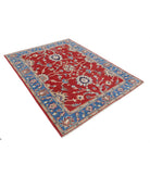 Ziegler 5'0'' X 6'6'' Hand-Knotted Wool Rug 5'0'' x 6'6'' (150 X 195) / Red / N/A