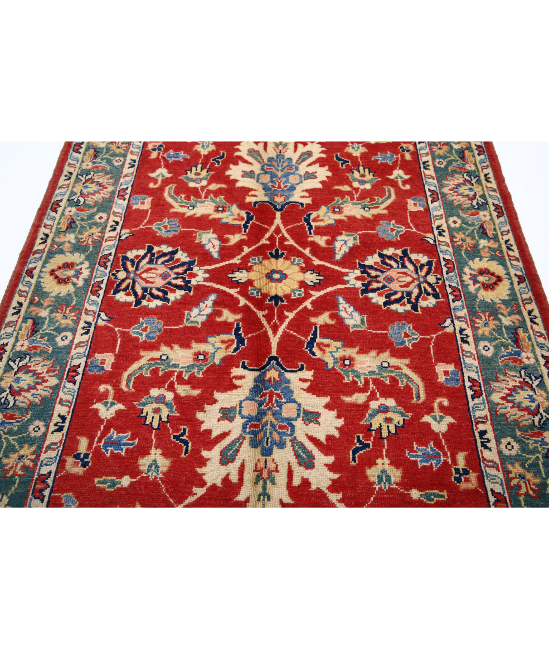 Ziegler 4'8'' X 6'9'' Hand-Knotted Wool Rug 4'8'' x 6'9'' (140 X 203) / Red / N/A