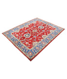 Ziegler 5'0'' X 6'4'' Hand-Knotted Wool Rug 5'0'' x 6'4'' (150 X 190) / Red / N/A