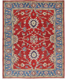 Ziegler 5'0'' X 6'4'' Hand-Knotted Wool Rug 5'0'' x 6'4'' (150 X 190) / Red / N/A