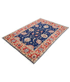 Ziegler 4'6'' X 6'9'' Hand-Knotted Wool Rug 4'6'' x 6'9'' (135 X 203) / Blue / N/A