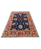 Ziegler 4'6'' X 6'9'' Hand-Knotted Wool Rug 4'6'' x 6'9'' (135 X 203) / Blue / N/A