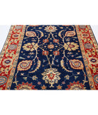 Ziegler 4'6'' X 6'9'' Hand-Knotted Wool Rug 4'6'' x 6'9'' (135 X 203) / Blue / N/A