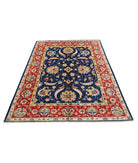 Ziegler 4'9'' X 6'6'' Hand-Knotted Wool Rug 4'9'' x 6'6'' (143 X 195) / Blue / N/A