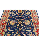 Ziegler 4'9'' X 6'6'' Hand-Knotted Wool Rug 4'9'' x 6'6'' (143 X 195) / Blue / N/A