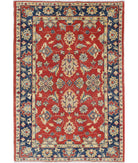 Ziegler 3'10'' X 5'8'' Hand-Knotted Wool Rug 3'10'' x 5'8'' (115 X 170) / Red / N/A