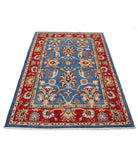 Ziegler 4'2'' X 6'3'' Hand-Knotted Wool Rug 4'2'' x 6'3'' (125 X 188) / Blue / N/A