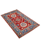 Ziegler 4'1'' X 6'0'' Hand-Knotted Wool Rug 4'1'' x 6'0'' (123 X 180) / Red / N/A