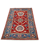 Ziegler 4'1'' X 6'0'' Hand-Knotted Wool Rug 4'1'' x 6'0'' (123 X 180) / Red / N/A