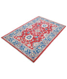 Ziegler 4'0'' X 6'1'' Hand-Knotted Wool Rug 4'0'' x 6'1'' (120 X 183) / Red / N/A