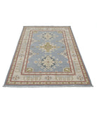 Ziegler 4'0'' X 6'1'' Hand-Knotted Wool Rug 4'0'' x 6'1'' (120 X 183) / Grey / N/A