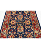 Ziegler 4'0'' X 6'0'' Hand-Knotted Wool Rug 4'0'' x 6'0'' (120 X 180) / Blue / N/A