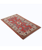 Ziegler 3'0'' X 5'1'' Hand-Knotted Wool Rug 3'0'' x 5'1'' (90 X 153) / Red / N/A