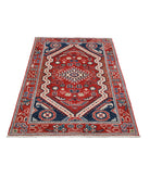 Ziegler 3'4'' X 5'0'' Hand-Knotted Wool Rug 3'4'' x 5'0'' (100 X 150) / Red / N/A