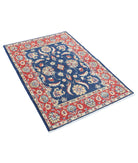 Ziegler 3'3'' X 4'10'' Hand-Knotted Wool Rug 3'3'' x 4'10'' (98 X 145) / Blue / N/A