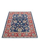 Ziegler 3'3'' X 4'10'' Hand-Knotted Wool Rug 3'3'' x 4'10'' (98 X 145) / Blue / N/A