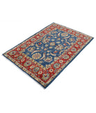 Ziegler 3'4'' X 4'9'' Hand-Knotted Wool Rug 3'4'' x 4'9'' (100 X 143) / Blue / N/A