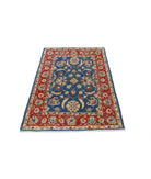 Ziegler 3'4'' X 4'9'' Hand-Knotted Wool Rug 3'4'' x 4'9'' (100 X 143) / Blue / N/A