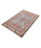 Ziegler 3'1'' X 4'8'' Hand-Knotted Wool Rug 3'1'' x 4'8'' (93 X 140) / Grey / N/A