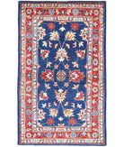 Ziegler 3'0'' X 5'0'' Hand-Knotted Wool Rug 3'0'' x 5'0'' (90 X 150) / Blue / N/A