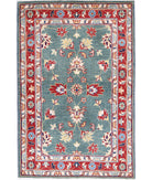 Ziegler 3'2'' X 4'10'' Hand-Knotted Wool Rug 3'2'' x 4'10'' (95 X 145) / Green / N/A