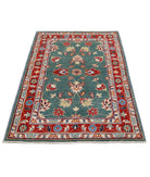 Ziegler 3'2'' X 4'10'' Hand-Knotted Wool Rug 3'2'' x 4'10'' (95 X 145) / Green / N/A