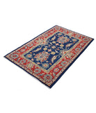 Ziegler 3'4'' X 5'1'' Hand-Knotted Wool Rug 3'4'' x 5'1'' (100 X 153) / Blue / N/A