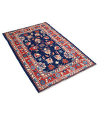 Ziegler 3'2'' X 4'9'' Hand-Knotted Wool Rug 3'2'' x 4'9'' (95 X 143) / Blue / N/A