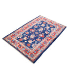 Ziegler 3'2'' X 4'9'' Hand-Knotted Wool Rug 3'2'' x 4'9'' (95 X 143) / Blue / N/A